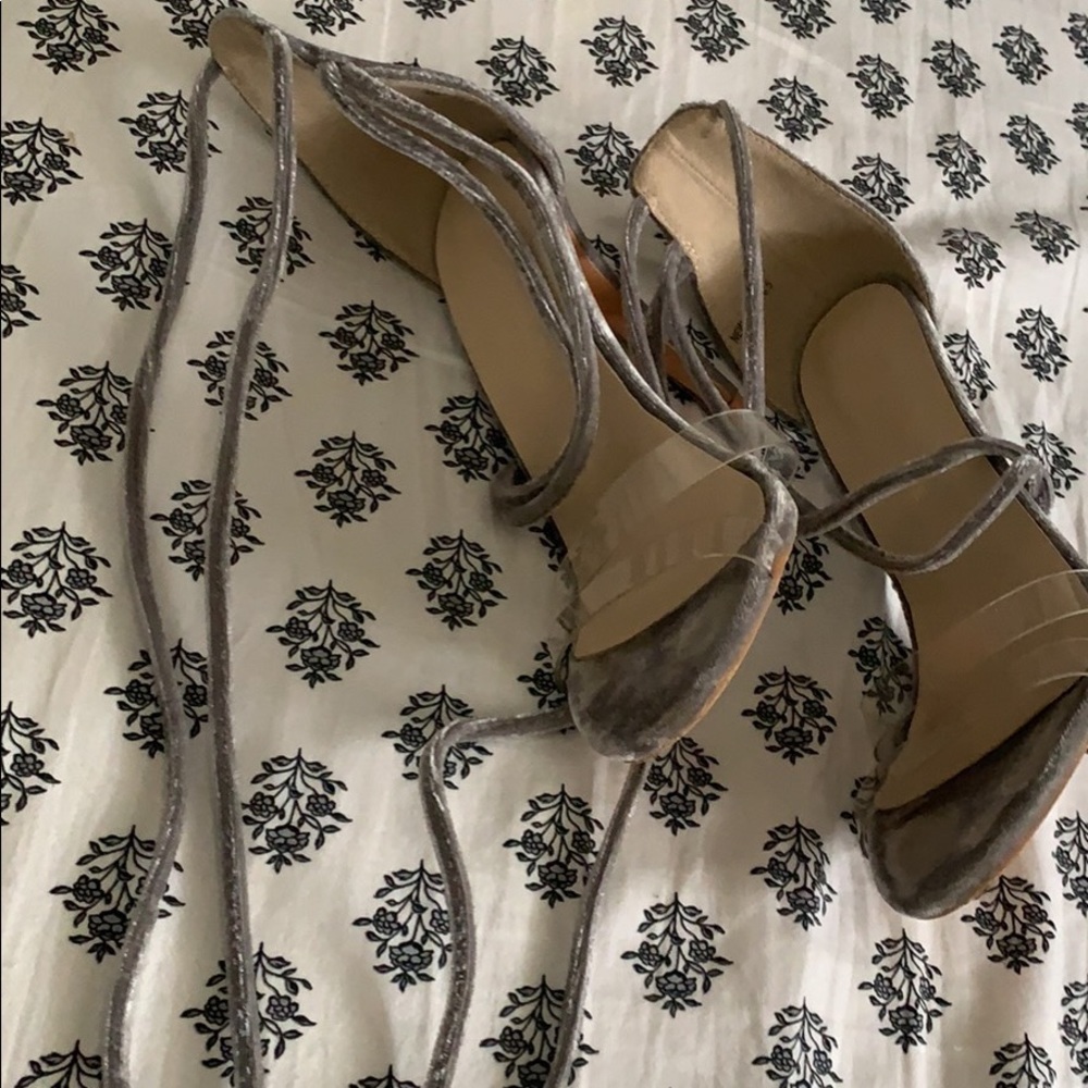 Silver heels